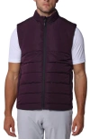 Reflo Flint Reversible Recycled & Recyclable Vest In Marron Red