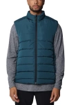 Reflo Flint Reversible Recycled & Recyclable Vest In Warm Green