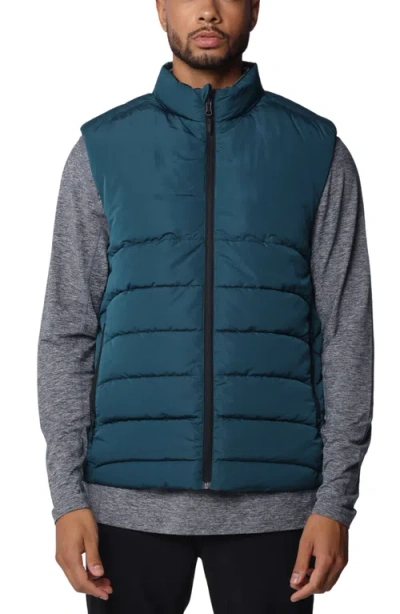 Reflo Flint Reversible Recycled & Recyclable Vest In Warm Green