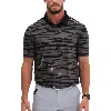 Reflo Tagus Performance Sustainable Polo In Black