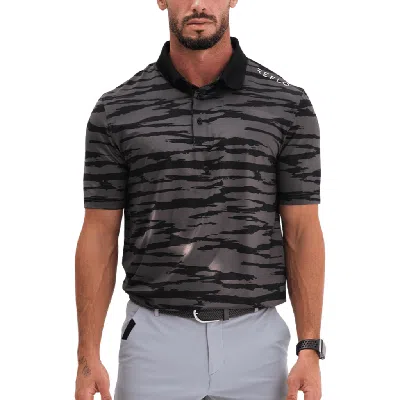 Reflo Tagus Performance Sustainable Polo In Black
