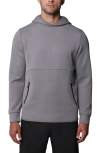 Reflo Tarim Recycled Performance Hoodie In Warm Grey
