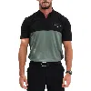 Reflo Tobol Modern Zip Performance Polo In Black