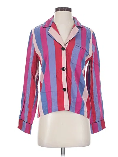 Pre-owned Reformation 3/4 Sleeve Blouse In Pink