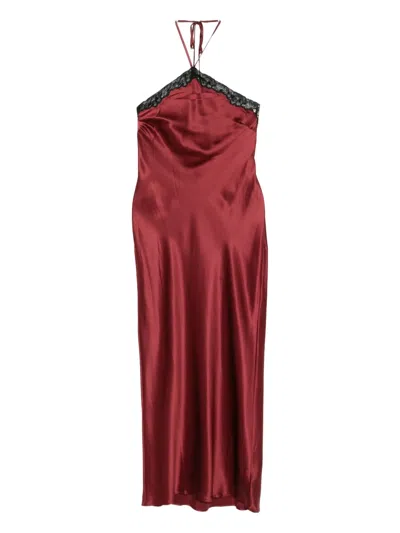 Reformation Aara Dress In Red