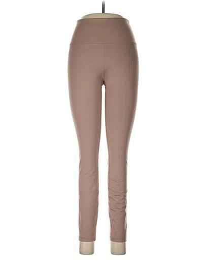 Pre-owned Reformation Active Pants In Tan