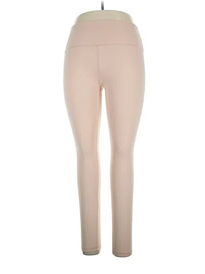Pre-owned Reformation Active Pants In Tan