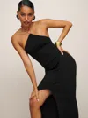 Reformation Adams Cashmere Sweater Dress In Black