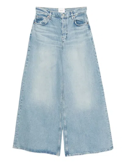 Reformation Addyson Wide-leg Jeans In Blue