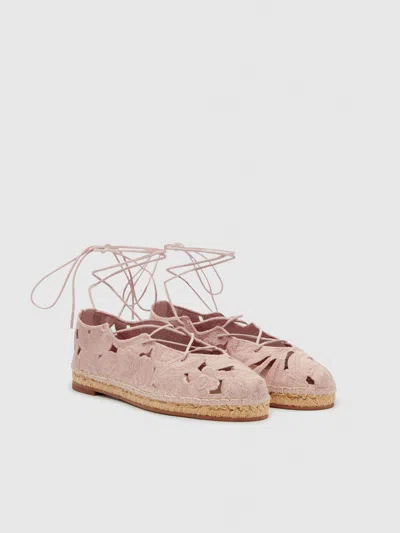 Reformation Adeline Espadrille Pink 11