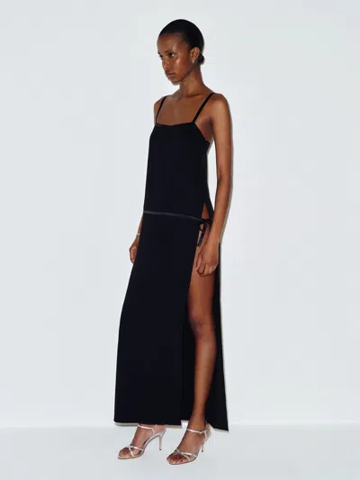 Reformation Adrianna Dress Black 0