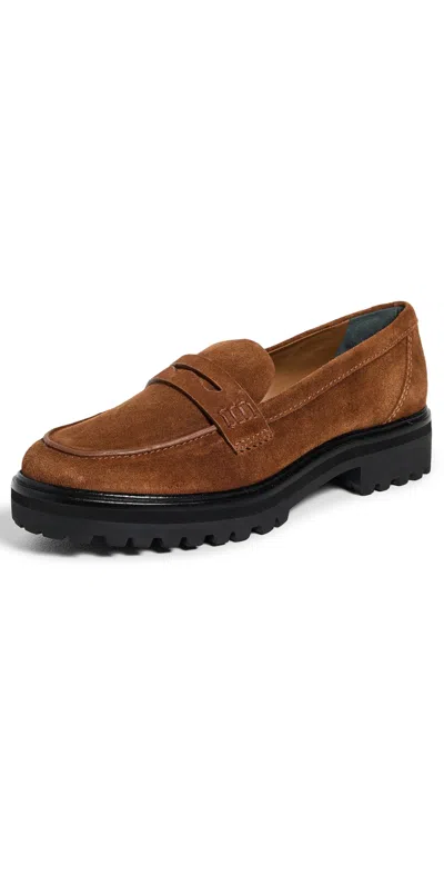 Reformation Agathea Chunky Loafers Cavalier Suede