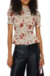 Reformation Womens Gwendoline Aggie Floral-print Cotton-blend Top Xs In Multi
