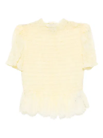 Reformation Aggie Top In Yellow