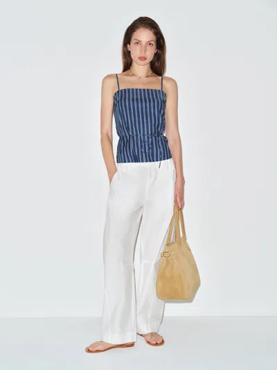 Reformation Agusta Top French Blue Stripe 10