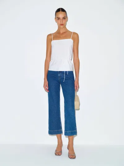 Reformation Top Agusta Ivoire 34 In White