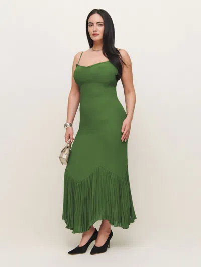 Reformation Aiko Dress Es In Moss
