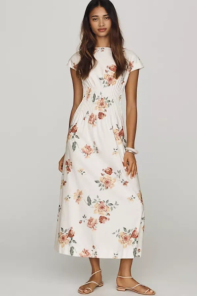 Reformation Aintana Midi Dress In White
