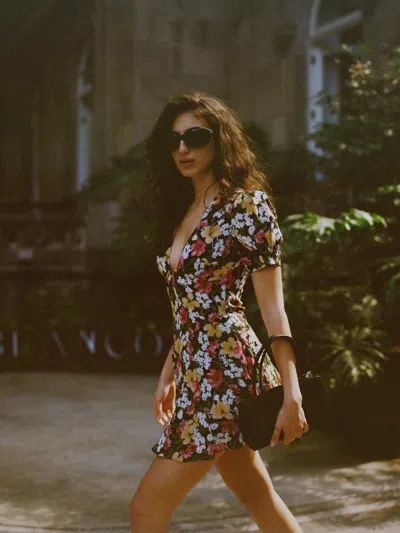 Reformation Akaia Dress Black 10