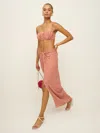 Reformation Alana Two Piece In Tomato Check