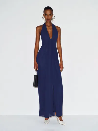 Reformation Alannah Dress Blue 0