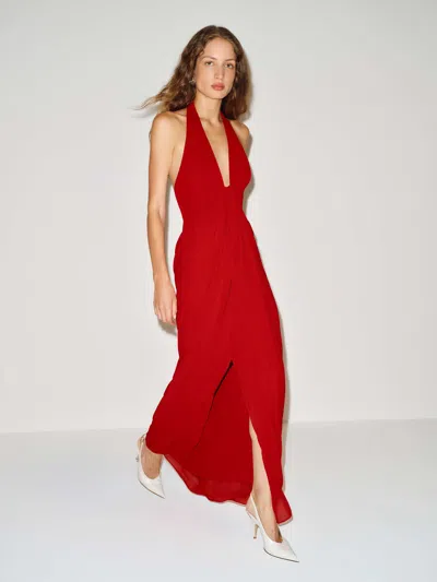 Reformation Alannah Dress Red 0