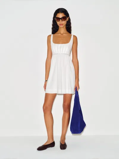 Reformation Alaska Dress Ivory Lace Xs In White