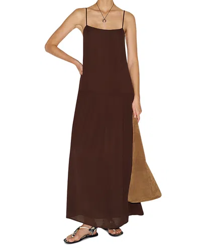 Reformation Alda Dress Brown 12