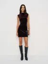 Reformation Alden Knit Dress In Black