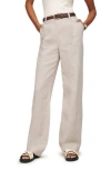 REFORMATION ALEX WIDE LEG LINEN PANTS