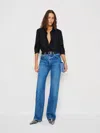 Reformation Alfie Relaxed Shirt In Black