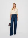 Reformation Alfie Relaxed Shirt In White