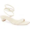 Reformation Alice Heeled Ankle Wrap Sandal