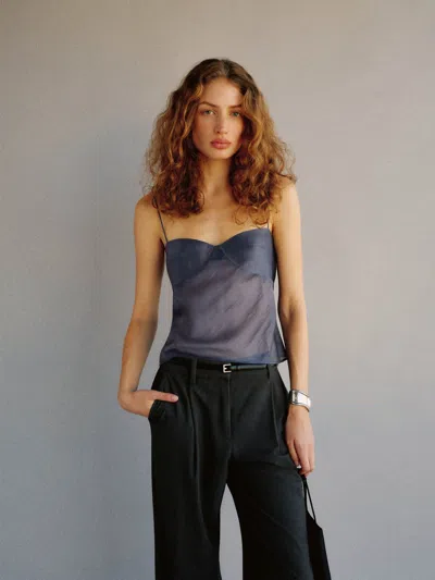 Reformation Alouette Top In Gray