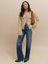 Reformation Cary High-rise Slouchy Wide-leg Jeans In Mellusine