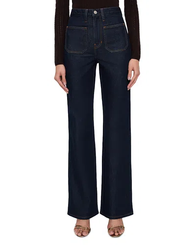 Reformation Alyssa Stretch High Rise Bootcut Jeans In Seneca In Blue