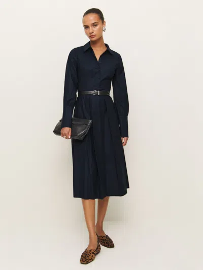 Reformation Ambra Dress In Navy
