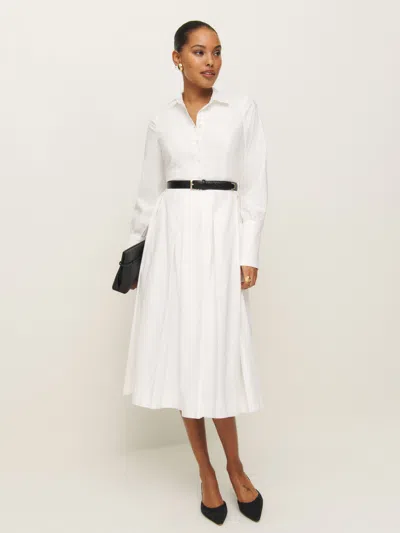 Reformation Ambra Dress In White