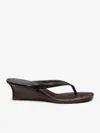 Reformation Amelia Thong Wedge Sandal