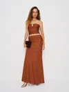 Reformation Amir Knit Two Piece In Orange