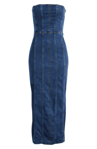 Kendi Denim Midi Dress - Sustainable Denim