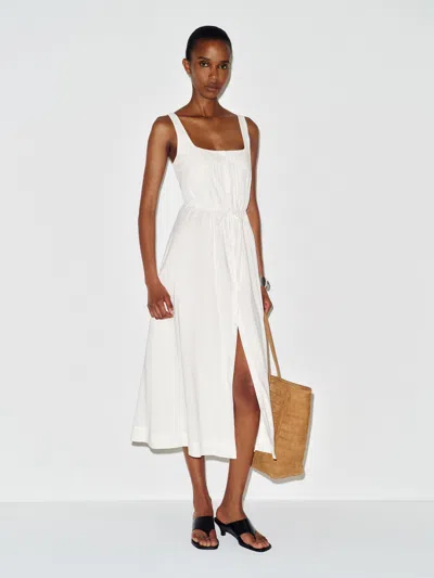 Reformation Anari Dress Ivory Xs In White