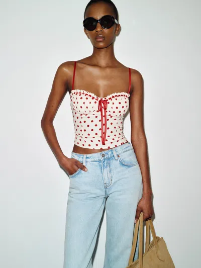 Reformation Andrea Top 12 In White