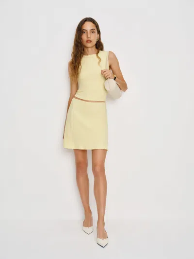 Reformation Andres Knit Two Piece In Yellow