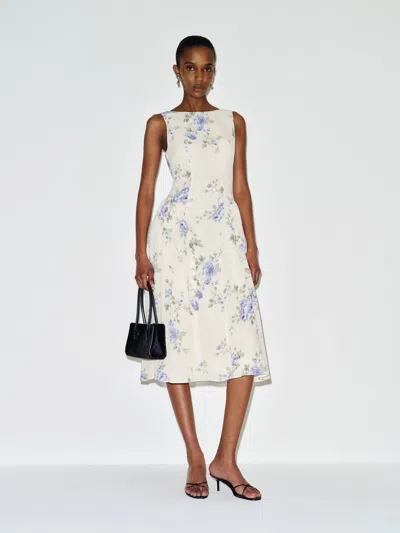 Reformation Anelis Dress 8 In White