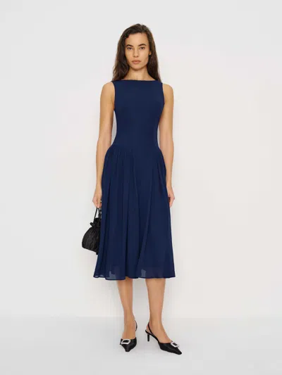 Reformation Anelis Dress Blue 10