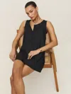 Reformation Anemone Dress In Black