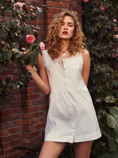 Reformation Anemone Dress In White