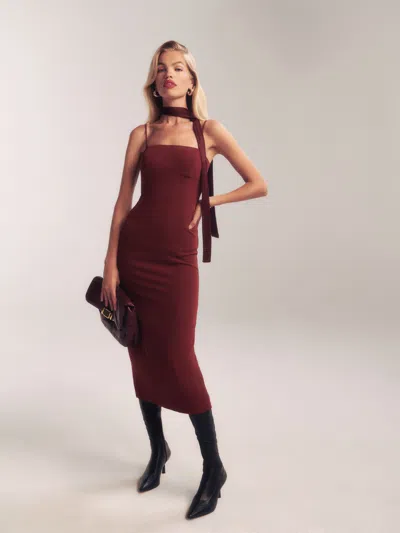 Reformation Angelo Dress In Chianti | ModeSens