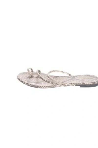 Pre-owned Reformation Animal Print Sandals In Multicolor